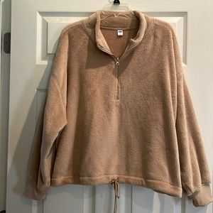 Soft like a blanket tan pullover. XL ladies.